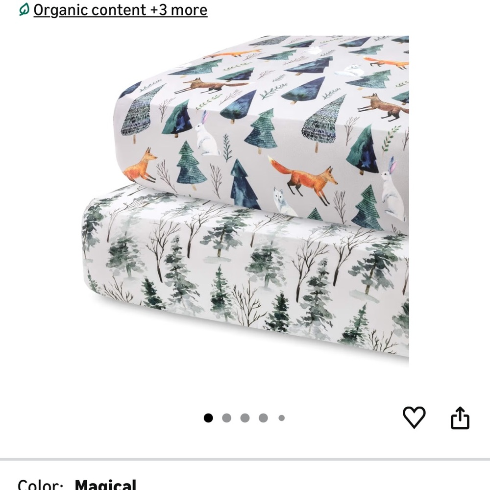 Woodsy Crib Sheet Set